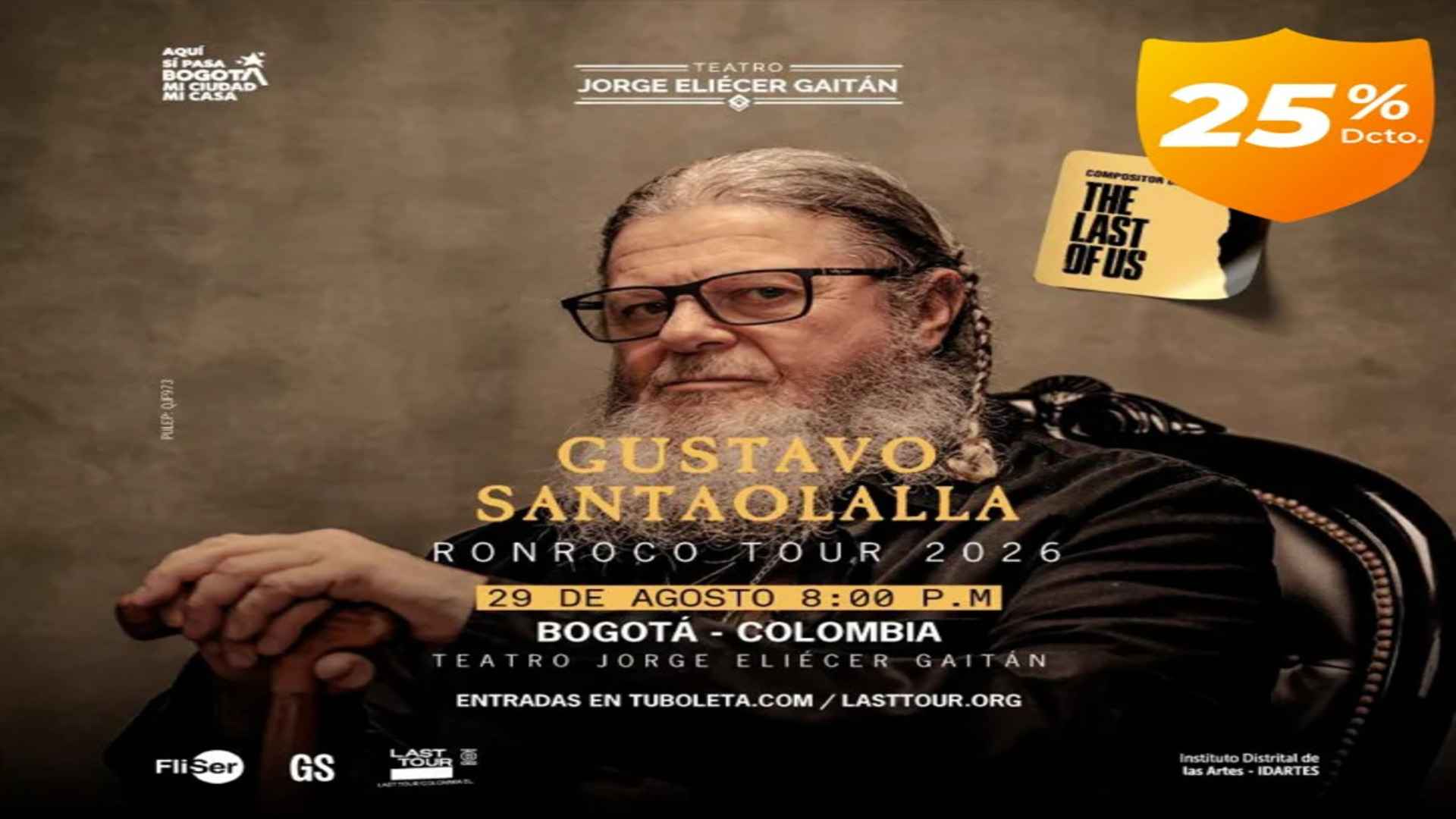 Gustavo Santaolalla llega a Bogotá con el sonido que llevó los Andes al mundo