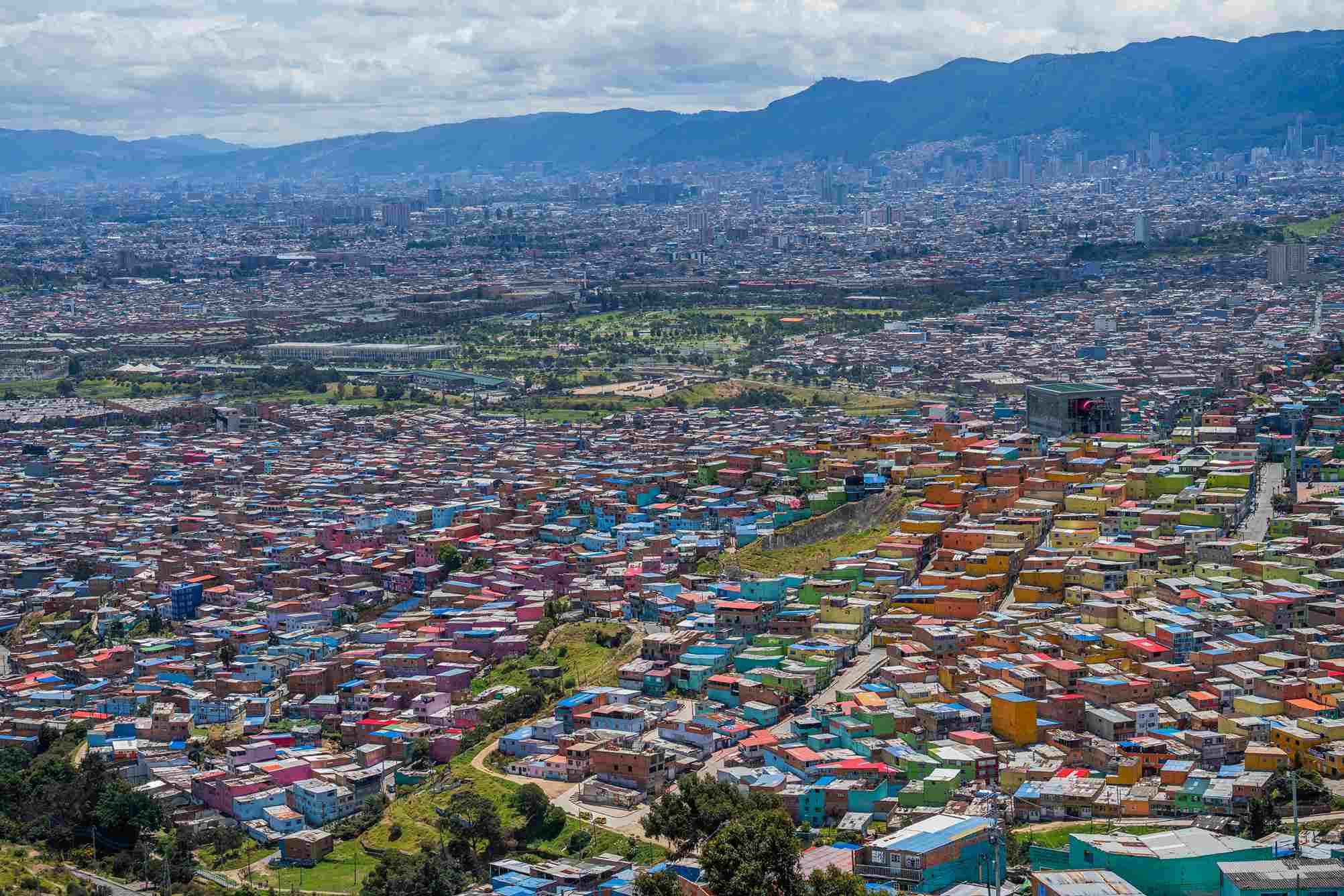 El Mirador del Paraíso en Ciudad Bolívar ofrece una de las vistas de 360° más bellas de la ciudad. Foto: Carlos Viancha - IDT
